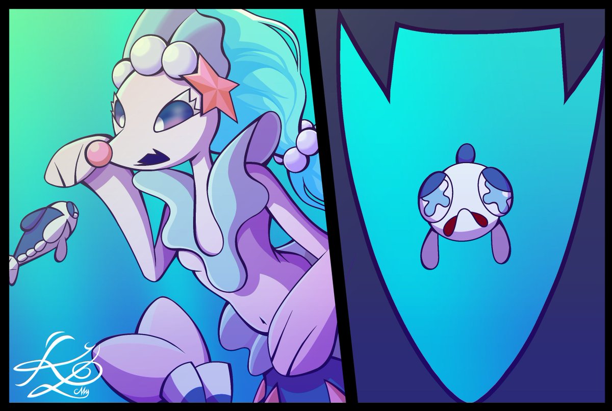 KellierPleratsu's tweet photo. I guess primmy finds it a little difficult to make friends 😬

#Primarina #pokemon https://t.co/ACvWpRHXu8