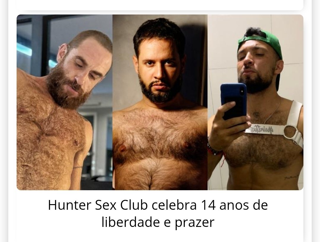 huntersexclub's tweet photo. Aniversário de 14 anos do Club Hunter é Notícia no Guia Gay Brasil

Teremos os 3 Atores Interagindo no Evento, que vai acontecer em 10 de Outubro.

🍆 @Tedbluebear
🍆 @cardosoarthurx
🍆 @DiabloDonxxx

Bora compartilhar.

Matéria disponível no link abaixo.

https://t.co/veJ4X7eVxC https://t.co/IHbgS0S3An