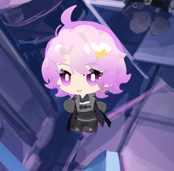 YommyYaps's tweet photo. Okay guys I finally gave myself time to make my little Yommy on the cute game that has been getting popular...

I tried my best with the hair haha😂💜

Her current outfit is inspired by Cytus II architects like Ilka who is one of my always favorites from all the time in games🙏 https://t.co/AwXWVbexpn