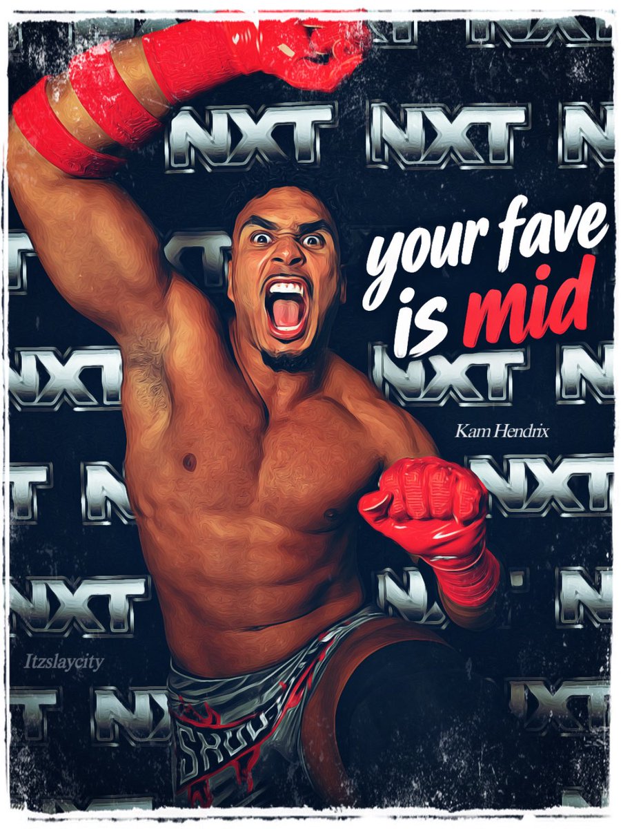 ITZSLAYCITY's tweet photo. Your fave is mid 💫 @wwekamhendrix https://t.co/DyeKcMD8KN