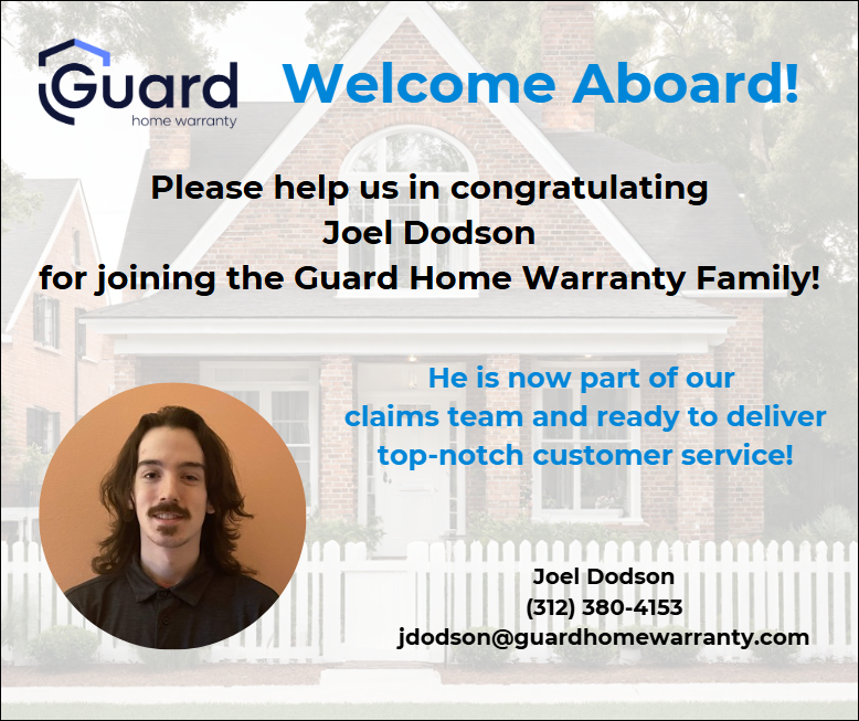 GuardHomeWarr's tweet photo. A warm welcome to Joel Dodson, the newest addition to our claims team! Joel is here to help homeowners get their claims handled quickly and smoothly. We're glad to have you, Joel! 🏠
#GuardHomeWarranty #WelcomeAboard #ClaimsTeam #HomeWarranty #GrowingTeam https://t.co/blYuD47V9o