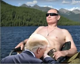 WECITS's tweet photo. @MeidasTouch The Trumpster says, "I'll take care of Putin". https://t.co/KA0sMASvxS