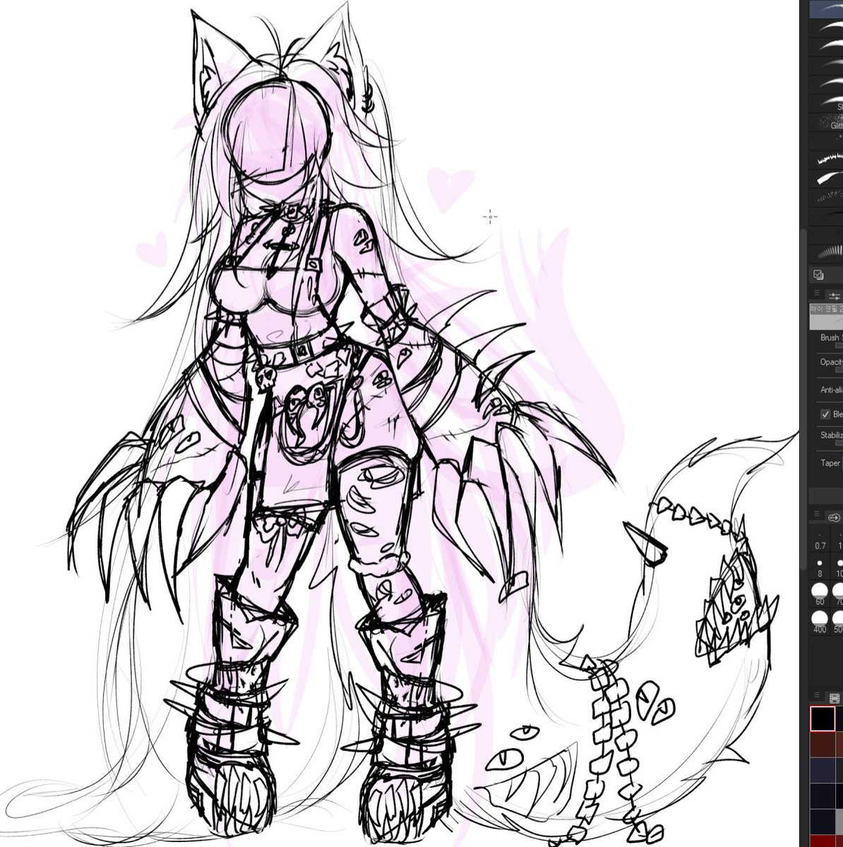 nyaicore's tweet photo. i'm really proud of this sketch https://t.co/CCJTM1d5u6