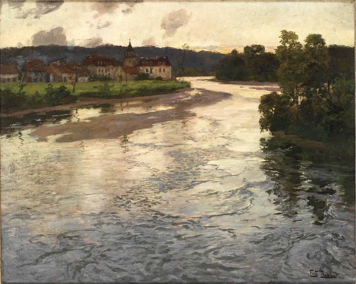 JamesLucasIT's tweet photo. No one painted water like the Norwegian impressionist Frits Thaulow https://t.co/y0vvsl45zn