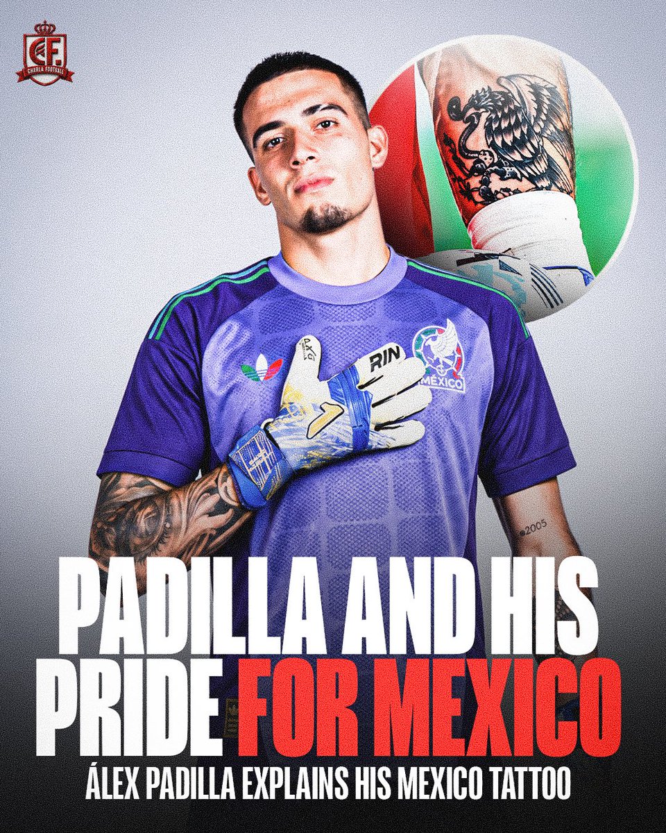 CharlaFtbl's tweet photo. 🇲🇽🔥 PADILLA HAS MEXICO IN HIS BLOOD

Álex Padilla opened up about his Mexican roots and the meaning behind his tattoo, inspired by Mexico and his family. 👀

“I’m Mexican and I feel these colors.” 🇲🇽❤️

MEXICO ON HIS SKIN. MEXICO IN HIS HEART. 🔥 https://t.co/EnCcMXQzLs