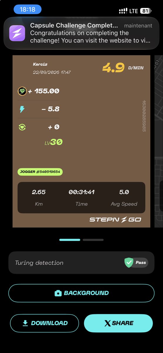 erickzongo's tweet photo. #STEPNEMBER5

Day TWENTY THREE (week4)
 @Stepnofficial @STEPNeur @CioSilv @KleberSTEPN @TatsianaSTEPN @STEP_iN_CRYPTO https://t.co/ubxZlb1oZK