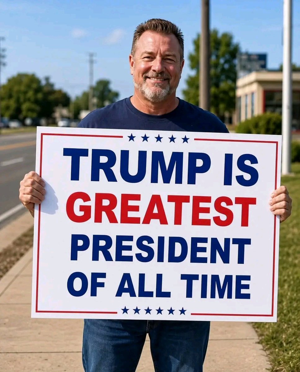 JakeClavermbnv's tweet photo. Trump is the greatest president of all time! https://t.co/FHe73RS7mh