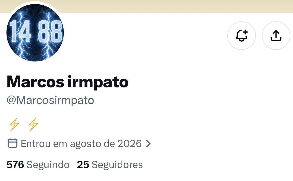 famf1337's tweet photo. @Marcosirmpato @rosesforday6 Salve, Marcos.
O que significa esse número 14 88 e os dois emojis de raio no seu perfil? https://t.co/eiTXHPRIx4