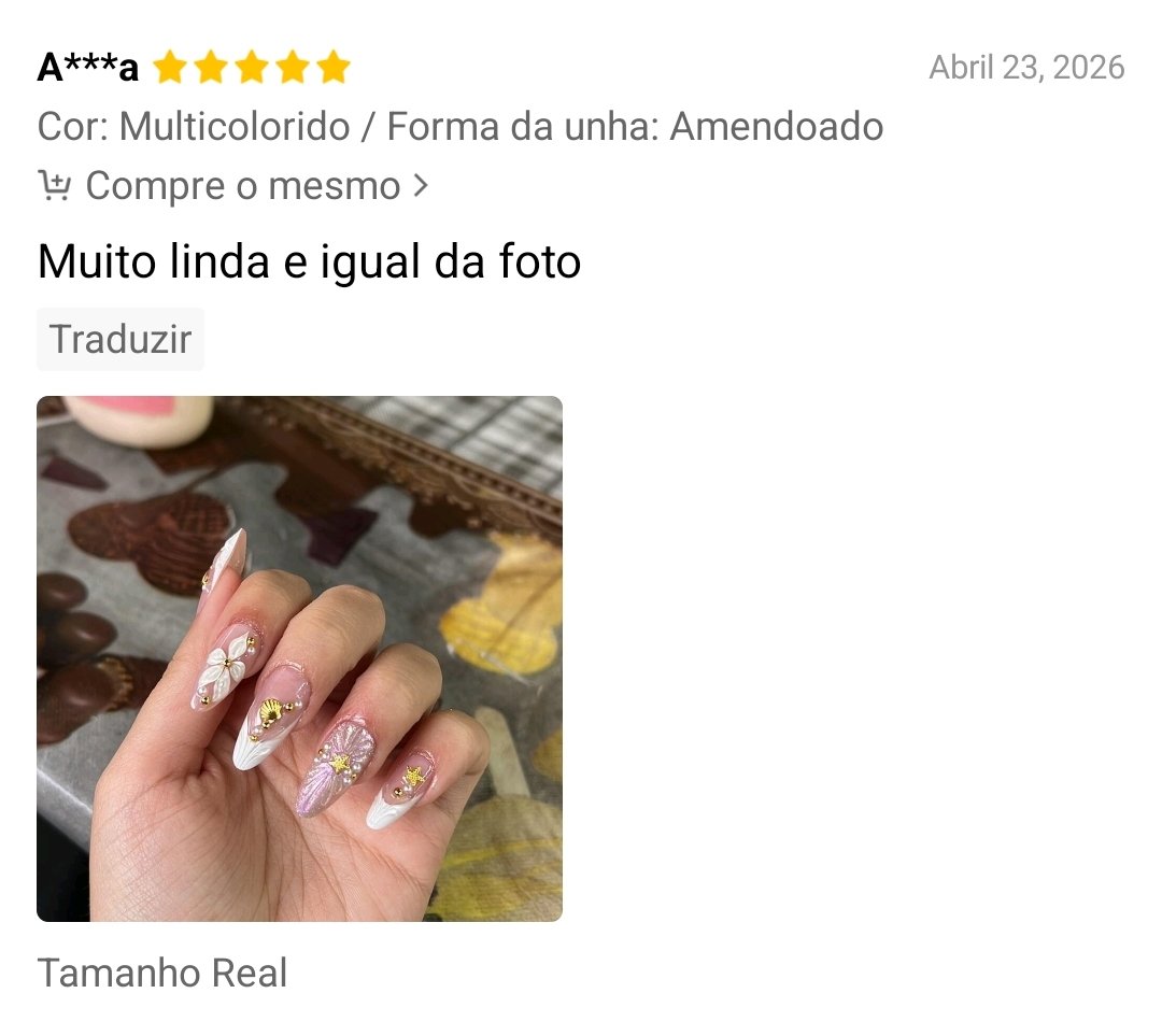 Miacolluttii's tweet photo. eu tava olhando umas unhas na SHEIN e achei essa aqui muito linda 😭
aí fui ver as avaliações e a compradora simplesmente apareceu com A UNHA IGUALZINHA À FOTO DO ANÚNCIO????
gente… eu amo quando o produto chega e entrega exatamente o que prometeu 🥹💅🏻✨
olha a 2ª e a 3ª foto. https://t.co/BVc4VyjSzZ