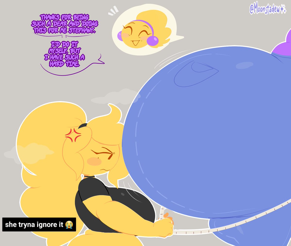 moonstadew's tweet photo. Stephany tryna ignore it https://t.co/ZHAQEaMbbe
