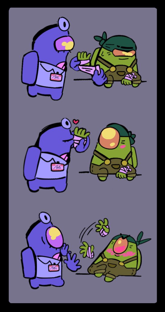 Erudit_one's tweet photo. Stupid blime 

#AmongUsFanart #lime #blue https://t.co/6DQeBze0PJ