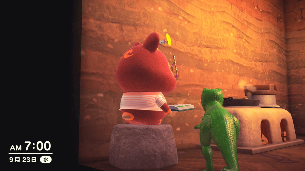 yudeegg_katame's tweet photo. おはようのどぐろうちゃん
#どぐろう #Clay #Boliche #NintendoSwith2 #どうぶつの森 #AnimalCrossing #ACNH https://t.co/c0dBP45M6v