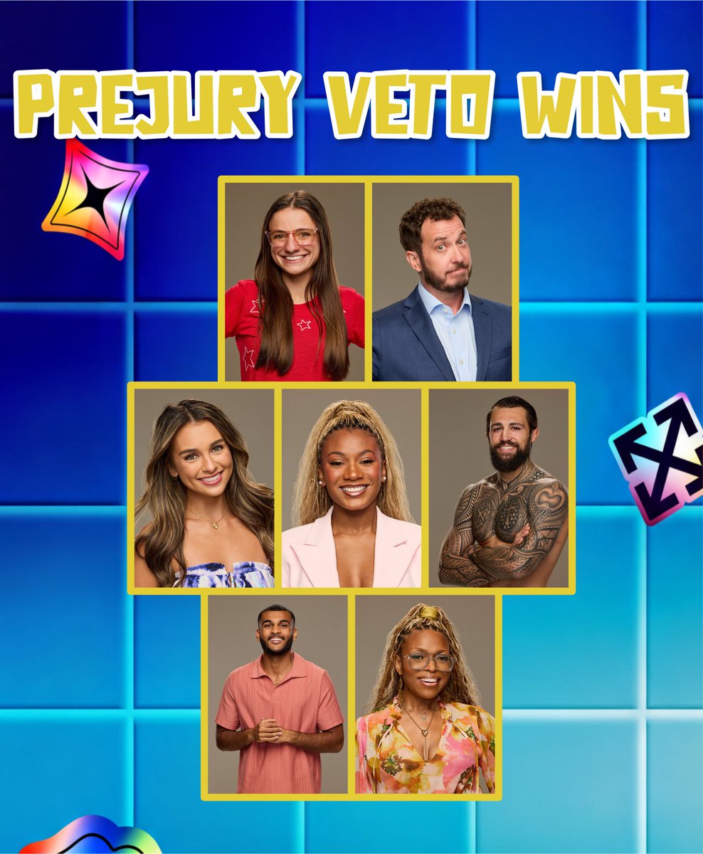 SelfEvicted_BB's tweet photo. Veto Winners - Pre-jury VS Jury #BB28 https://t.co/DxFT2tRCXA