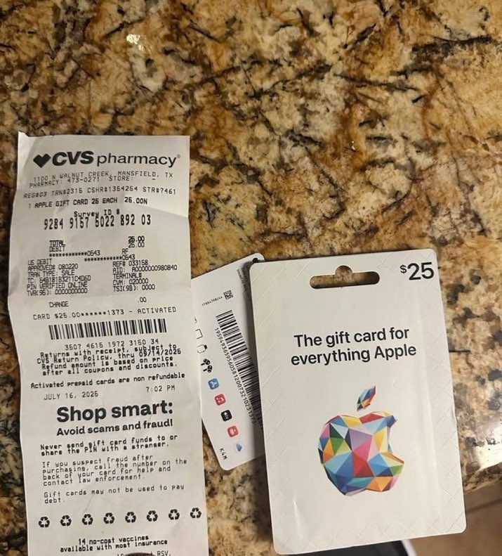GaneshC7039's tweet photo. I got $25 gift card

Are you real please https://t.co/es02ycCjZ6