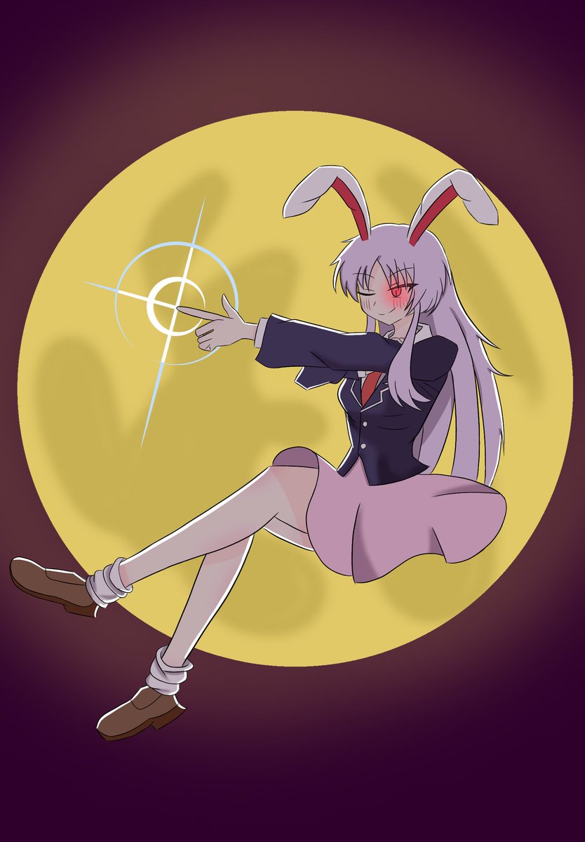 tunano_nituke's tweet photo. 鈴仙•優曇華院•イナバ
色塗りが全然わからん。
#東方Project https://t.co/qRG8mKmjjD