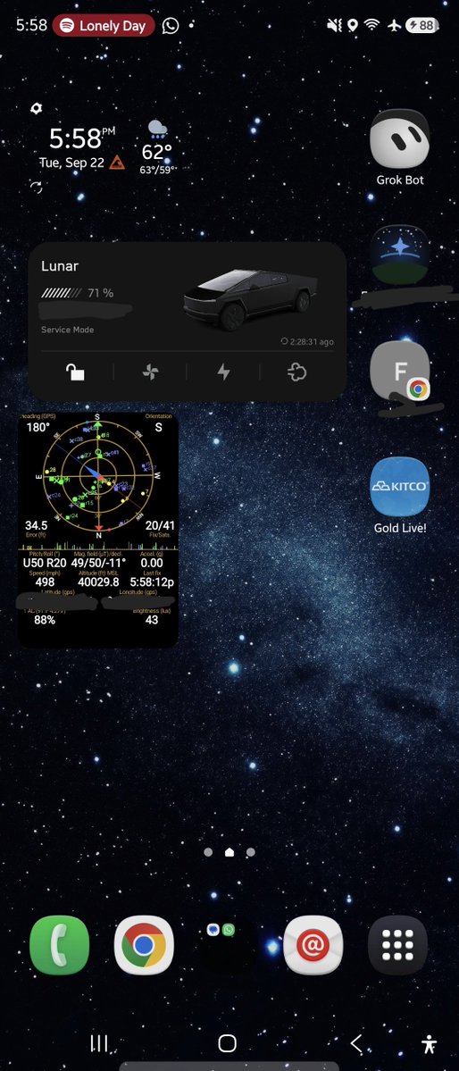LivinLrge's tweet photo. Grok Bot is now on my phones homescreen, and is my number one most used app. 

It literally helps run multiple companies simultaneously and gives a regular human super powers. Now we know @elonmusk secret to be in multiple places at once.

While in Flight, with unfortunately no @starlink  I have a team of bots running a variety of tasks from research, marketing, sales and payroll that are not dependent on my connection. 
@bot