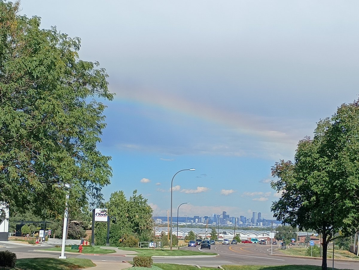 OceanSumme18493's tweet photo. Rainbow over Denver https://t.co/c4qkL4gR9U