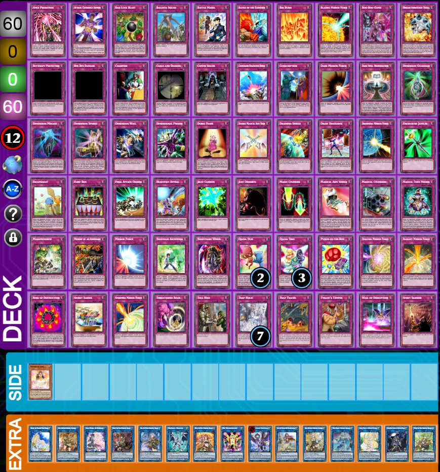 alchemistCarly's tweet photo. I love making fucking evil domain decks https://t.co/m22Jm4WfPZ