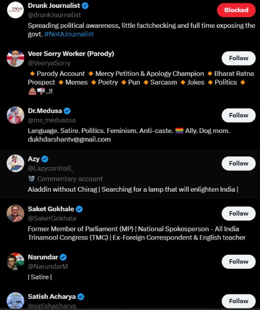 Krish_nvm_Raw's tweet photo. Look at the following of jay Singh Rathore he is 1000% a member of leftist group and congressi!!! https://t.co/HwE7pUJwXv