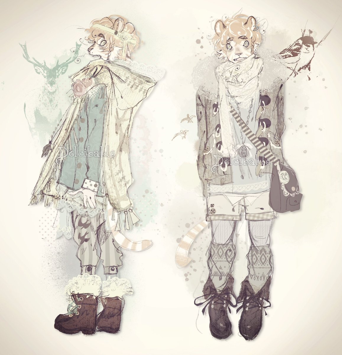 dolcibaldo's tweet photo. Aspen character design sketch https://t.co/oZDbIGWVdr