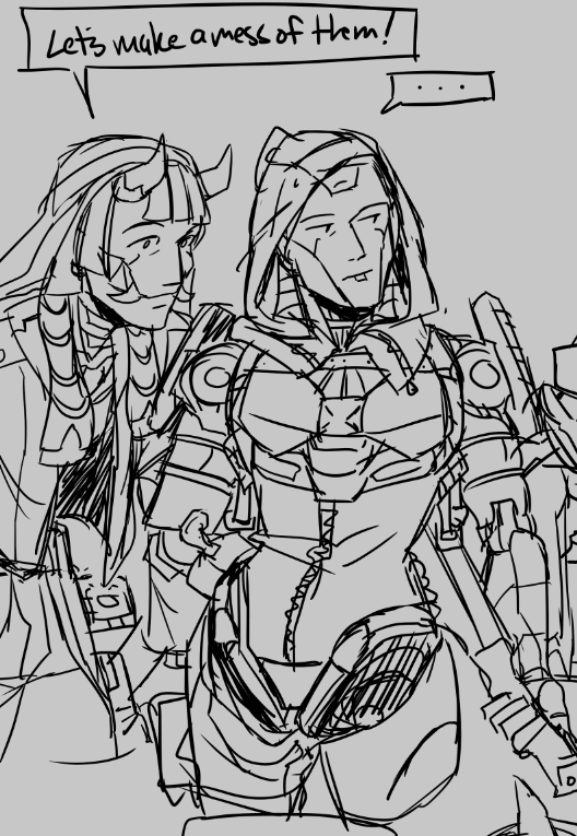 RiceSugarBowl's tweet photo. More Ash x Shion scribbles
#overwatch #apexlegends #ash #shion https://t.co/fhoPYmxnr2