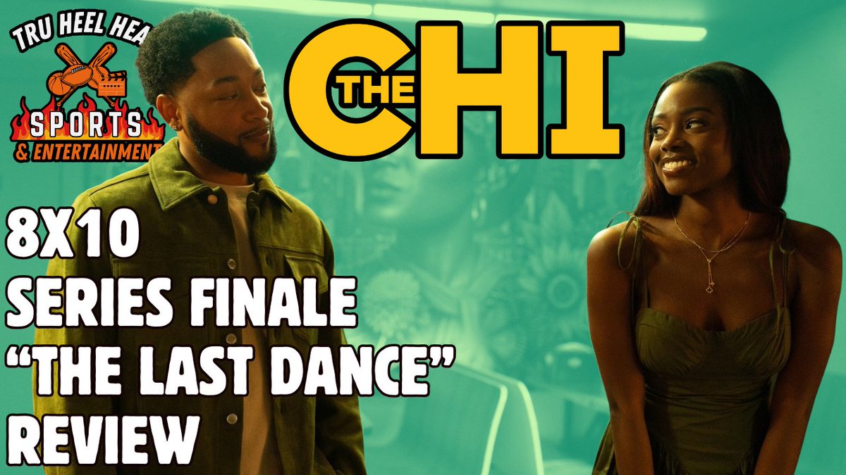 TruHeelHeat's tweet photo. Kevin RETURNS! Emmett/Keisha Get MARRIED! Bakari Gets SHOT!

PREMIERING at 6:35PM ET, check out our final #TheChi Season 8 Review w/@TruHeelSP3 &amp; @Krssiluv1 breaking down Episode 10 "The Last Dance."

Set your notifications to on! 
https://t.co/eVLptBAJI1 https://t.co/7GXKaWwn3p