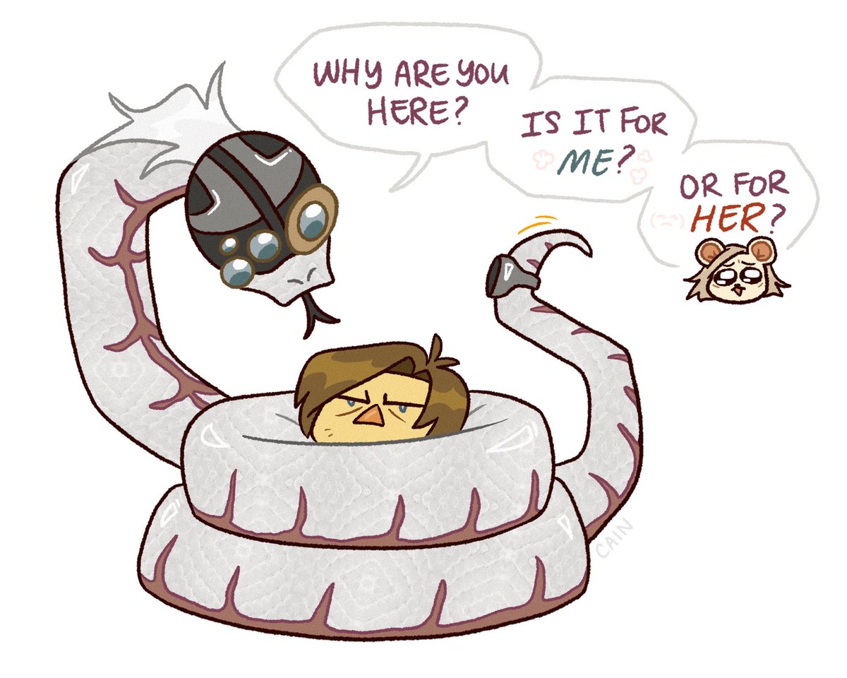 _C4NDYC41N's tweet photo. reposting some of my silly RE doodles from bsky 🐥🐭🐍 #ResidentEvil #RE9 https://t.co/EtsZoHrEcU