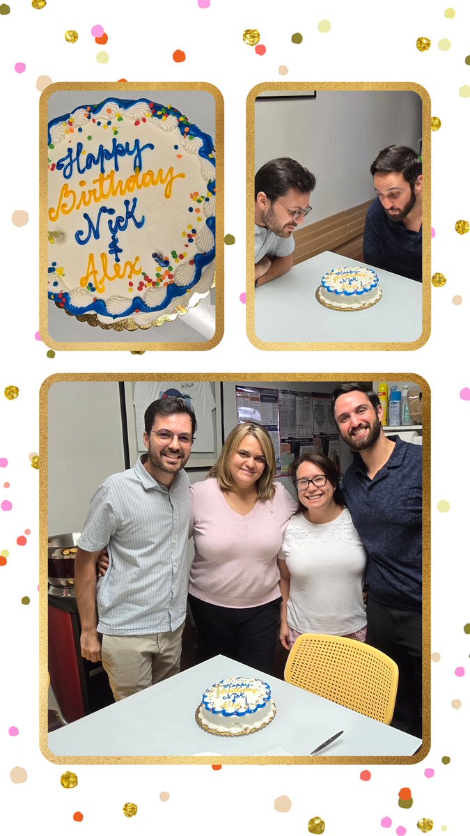 ConnectFamilias's tweet photo. Celebrating Team Birthdays!

Today we celebrated two special birthdays of two amazing team members: Nicolas and Alex. And what better way to celebrate than with delicious cake!

ConnectFamilias wishes you both a Happy Birthday and a wonderful week ahead.
1/2 https://t.co/ELdGRKJnFi
