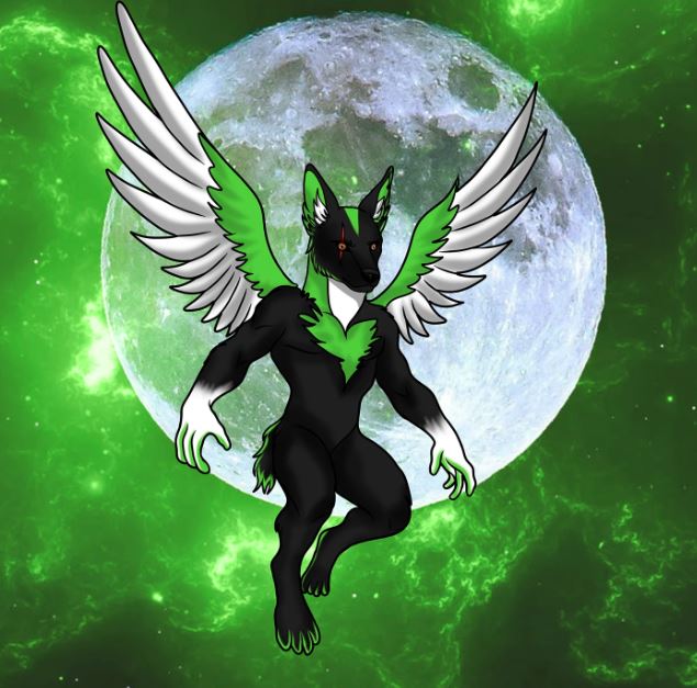 MiaAnderson_112's tweet photo. A little darkness, a little magic 🖤💚🪽

Really loved how this piece came together, especially the green glow against the dark character. ✨

What would you name this character? 👀

#DigitalArt #FurryArt #FantasyArt #CharacterArt https://t.co/pi8zpDx7ux