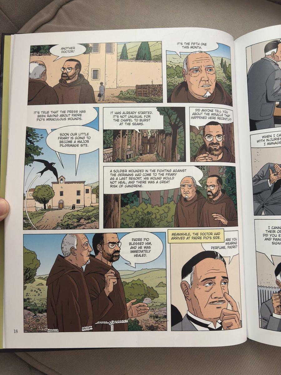 IgnatiusPress's tweet photo. 🔥 New graphic novel for kids! ➡️ Discover the extraordinary life of Padre Pio, the humble Capuchin friar whose faith, suffering, and holiness moved hearts and strengthened faith. Find it at https://t.co/bv7UC8viqP https://t.co/Y7R3ggUcOo