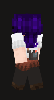 SenderFromSpace's tweet photo. been working on a new OC, but since I kinda suck at drawing humans, here's her as a Minecraft Skin https://t.co/wHChyadJqz