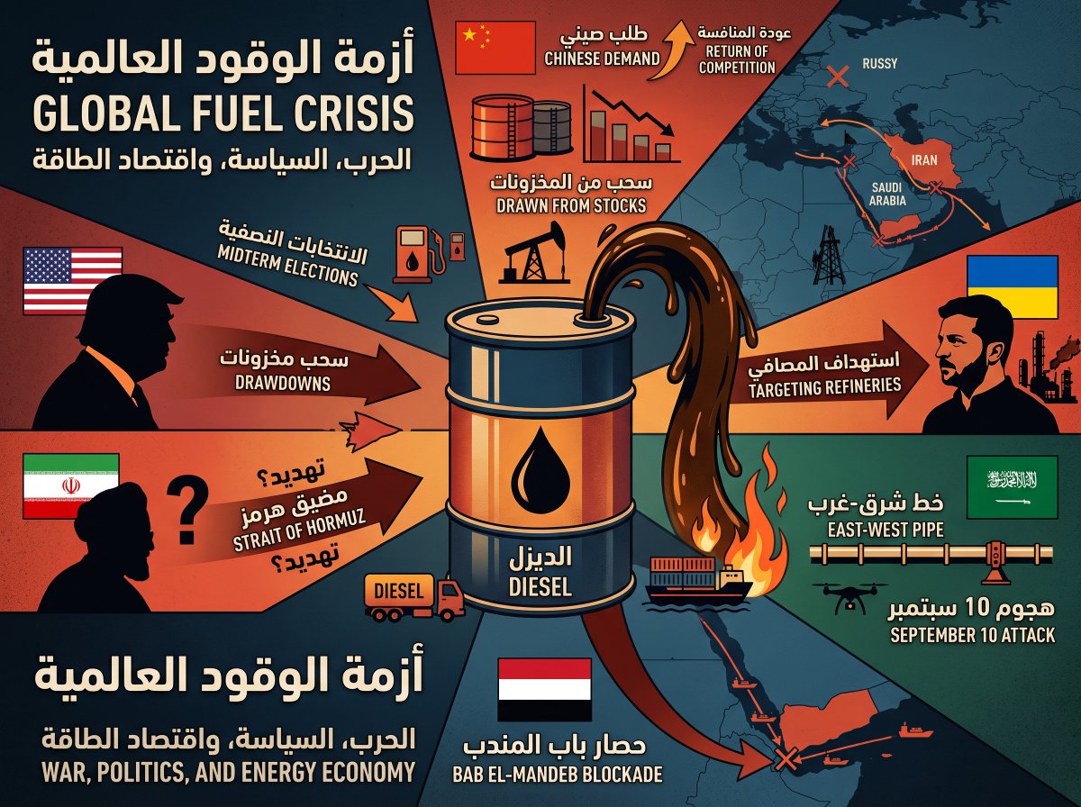 Omar3lsaidi's tweet photo. ترامب يترجى زيلينسكي؟ والديزل يكسر حاجز الـ 6.5 دولار؟ الأزمة ما أوكرانيا وبس، العالم جالس يغرق في أزمة طاقة بتكسر ظهر الاقتصاد العالمي قبل الشتاء. كوب كرك ثقيل، وتعال أفكك لك كيف "الكرسي بو ثلاث رجول" انكسر، وكيف إيران جالسة تخنق الجمهوريين قبل الانتخابات. 🧵👇 https://t.co/4EnFsSjTAh