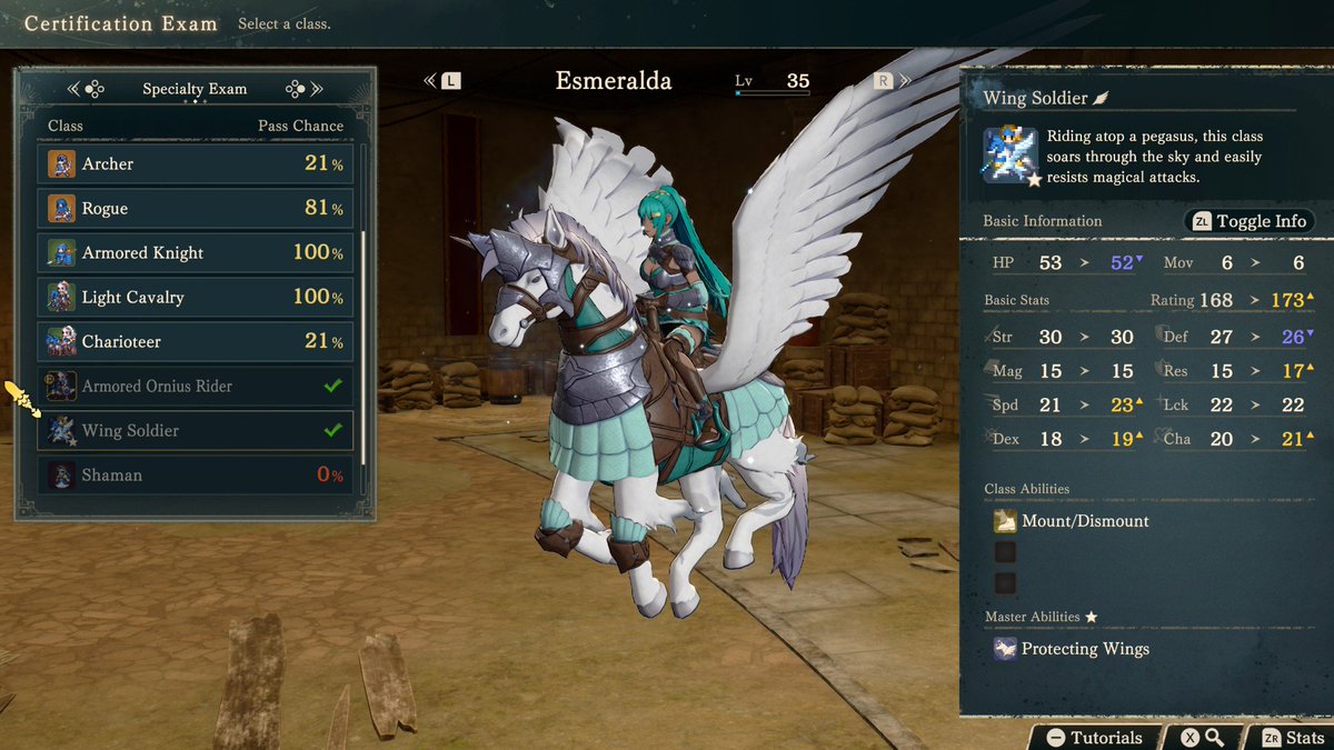 Forgot2Heal's tweet photo. Wym theres no third tier flying class... what Class do I make Esmeralda then?? HORSE? https://t.co/rJN4w0fmdk