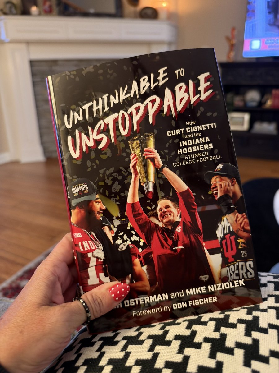 CKHeald22's tweet photo. It’s here and I can’t wait to read it! #unthinkabletounstoppable #iufb https://t.co/6GGexCKzbl