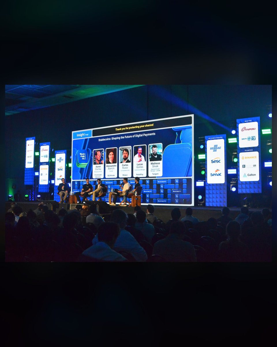 blockchain_rio's tweet photo. @RedotPay returned to Blockchain RIO 2026 as a Platinum Sponsor.

Lucas Gomes (@cigarrosnft) joined two panels on stablecoin payments and FX, while co-founder Jonathan Chan (@JonathanChan012) presented RedotPay's global payment infrastructure.

#BlockchainRIO https://t.co/vgrDvMh0NA
