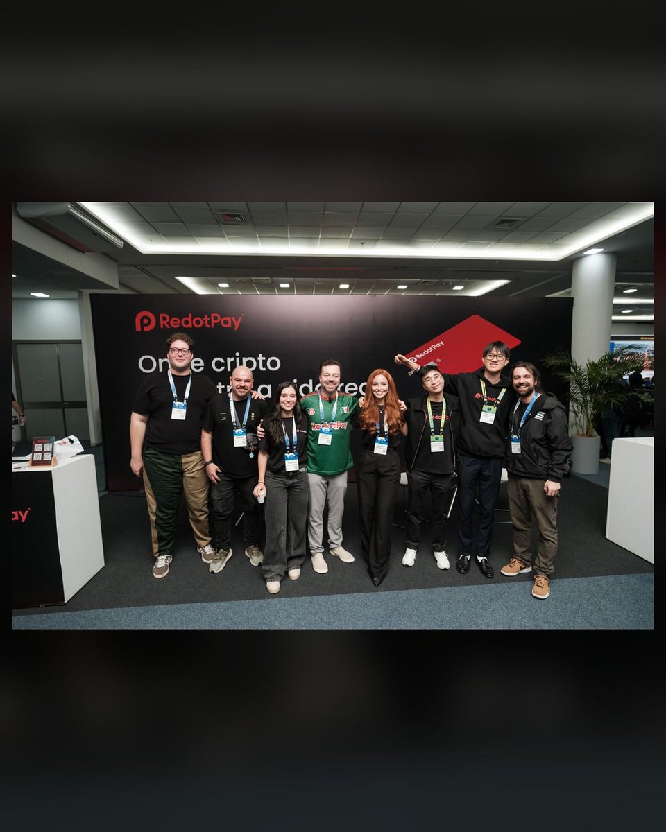 blockchain_rio's tweet photo. @RedotPay returned to Blockchain RIO 2026 as a Platinum Sponsor.

Lucas Gomes (@cigarrosnft) joined two panels on stablecoin payments and FX, while co-founder Jonathan Chan (@JonathanChan012) presented RedotPay's global payment infrastructure.

#BlockchainRIO https://t.co/vgrDvMh0NA