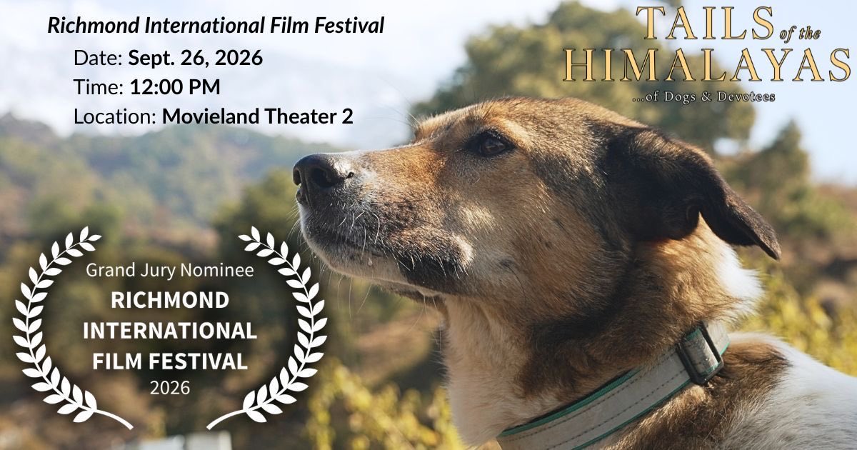 MediaKaur's tweet photo. Richmond, see you this Saturday! 🐾 Tails of the Himalayas is proud to be a #RIFF2026 Grand Jury Nominee. 

Join our shorts block starting at 12 PM at Movieland Theater 2. Let's celebrate animal advocacy and indie film!

@DharamsalaAnima @RVAFilmFest @indiefilms @RALtweets @humaneworldorg