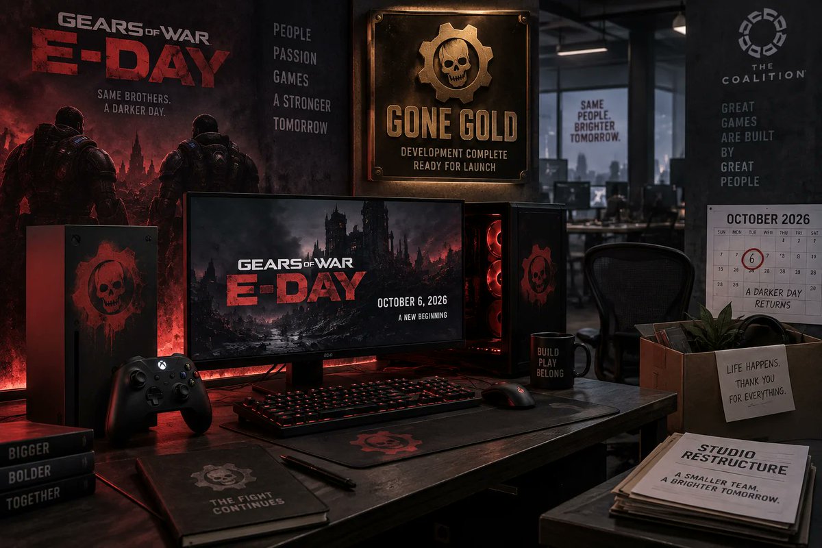 windowsforum's tweet photo. 🎮 Gears of War: E-Day went gold, then Microsoft cut its story director five days later. Xbox really treats “finished” as “great time to restructure.” The game still launches October 6.
https://t.co/wGqDo9dWkn
#GearsOfWarEDay #XboxLayoffs #TheCoalition #GameReleases https://t.co/ReOvp9TcFZ