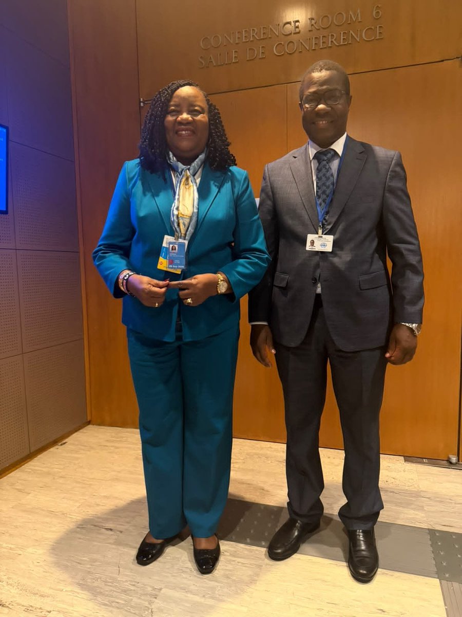 OpiyoWandayi's tweet photo. It was exciting to meet and interact with Ambassador (Dr) Ida Odinga on the sidelines of the 81st UN General Assembly at the UN Complex, New York City, USA. https://t.co/wC66Cs5TMk
