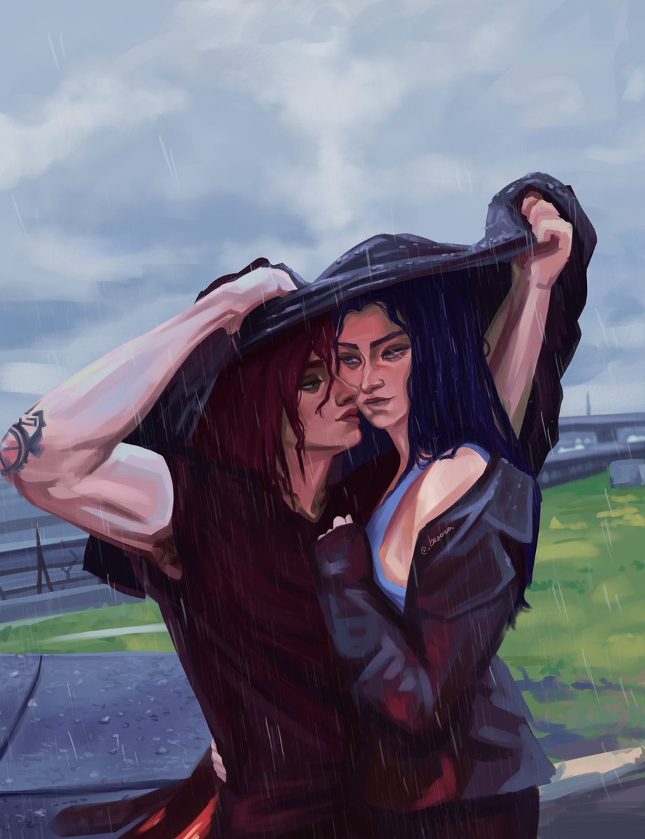 _besora's tweet photo. hiding under — day 3: rainy day of #cozycaitviweek 💙 https://t.co/nNpACG1hxQ