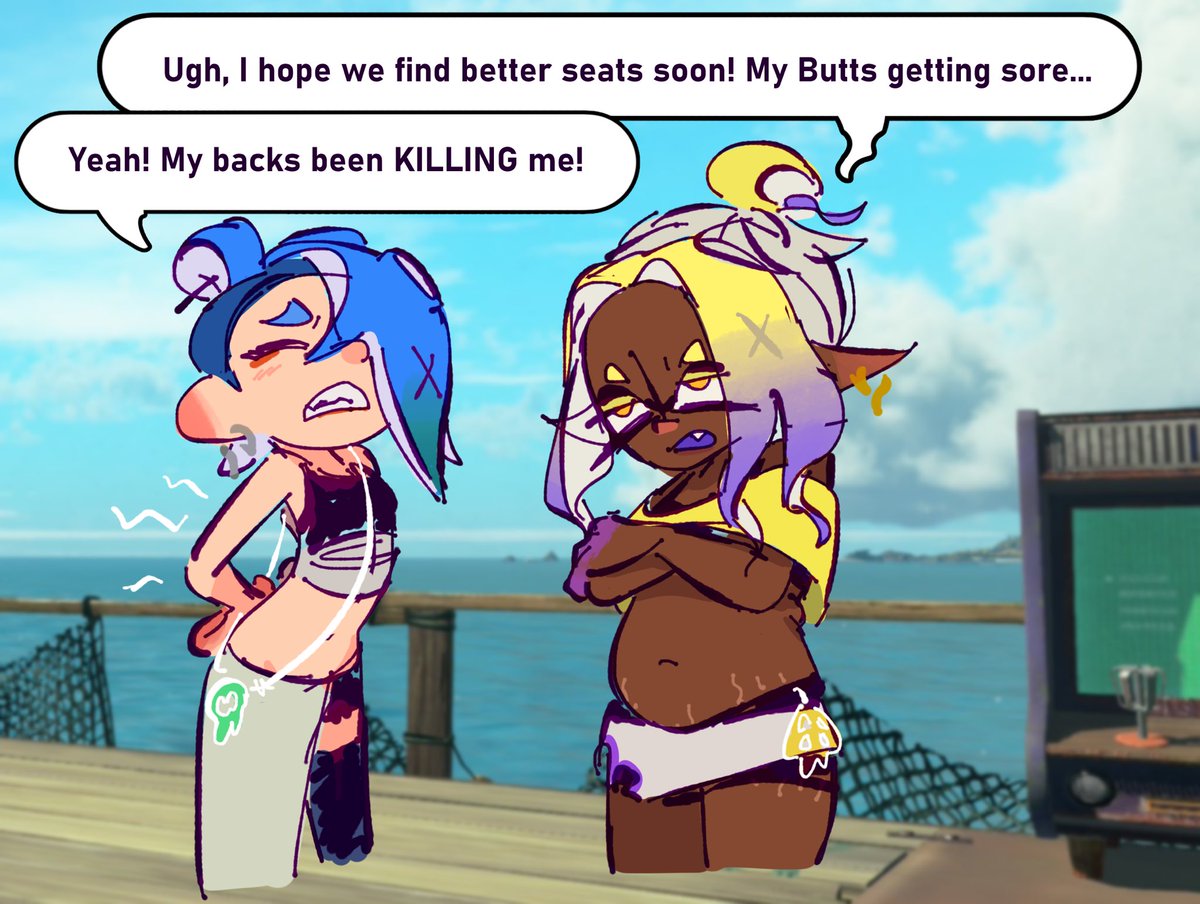 Skye_art's tweet photo. I just remembered the existence of the Big Man bench https://t.co/0i7NzCnvzl
