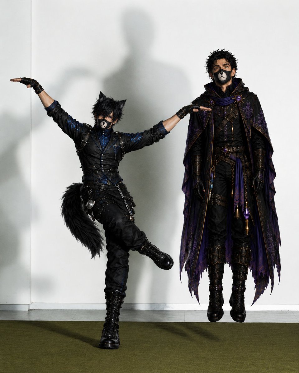 MorriganMourn's tweet photo. So I saw that there has been another iconic photoshoot, so of course I had to recreate the images with these 2 icons. Enjoy 📸 https://t.co/MHGN9yJEH7