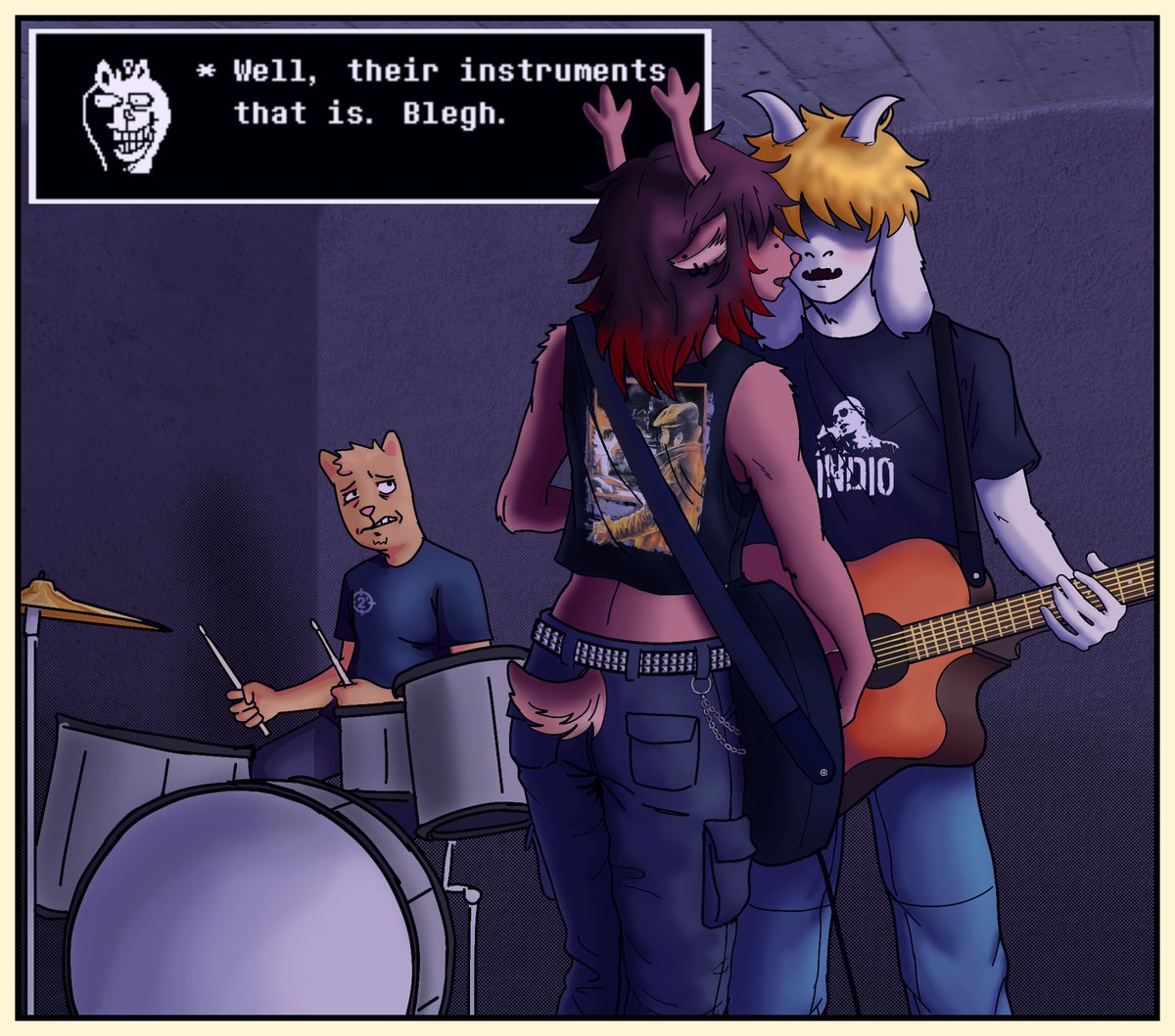Mog0Draws_'s tweet photo. Band "practice".
#deltaruneㅤㅤㅤ #utdr #dessriel #deltarunefanartㅤㅤㅤㅤ https://t.co/Za8NGNrdVT