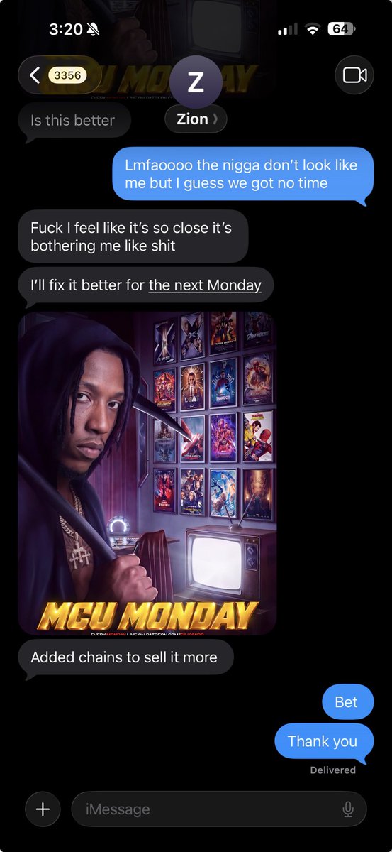 SilkysBurner's tweet photo. Shoutout @ZionCreates for making authentic posters… if it were AI, it would’ve said AI content under the post 😂 https://t.co/aNDFNaJks1