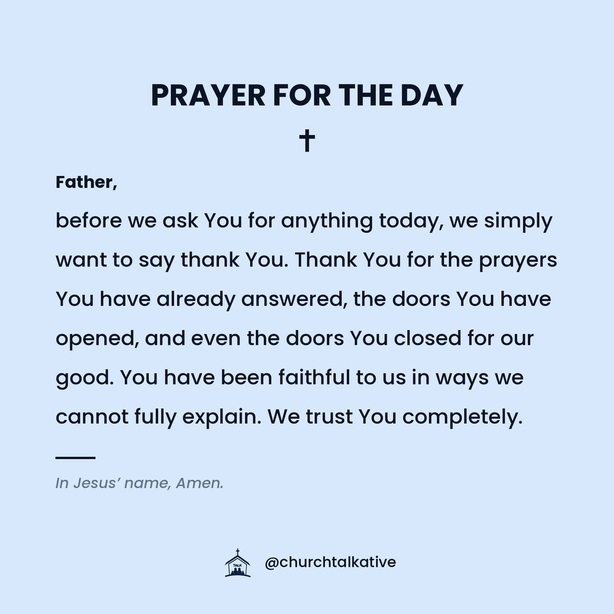 churchtalkative's tweet photo. Amen 🤍 https://t.co/vX2YSP0P6W