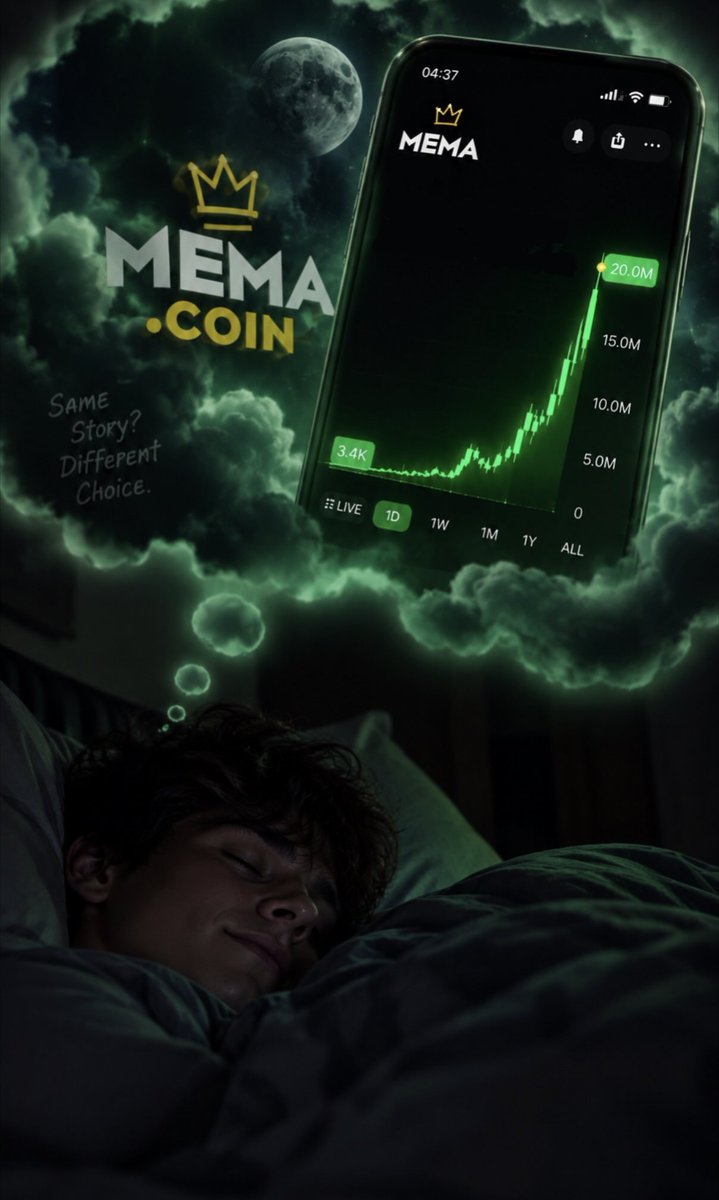 xmemacoin's tweet photo. Just a dream 🙄

#solana #memacoin #memecoin https://t.co/jnaoIOPdoB