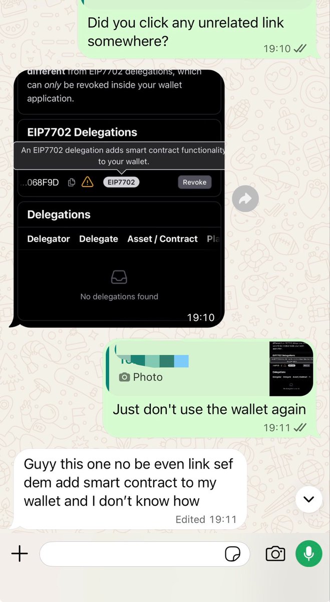 oxsam100x's tweet photo. Apparently, you can get drained now without even clicking any links.

A friend of mine got drained today. Guess it’s hacker szn.

Guess it’s high time I move all my funds to @DeBox_Social wallet. https://t.co/4aBlNzdcIn