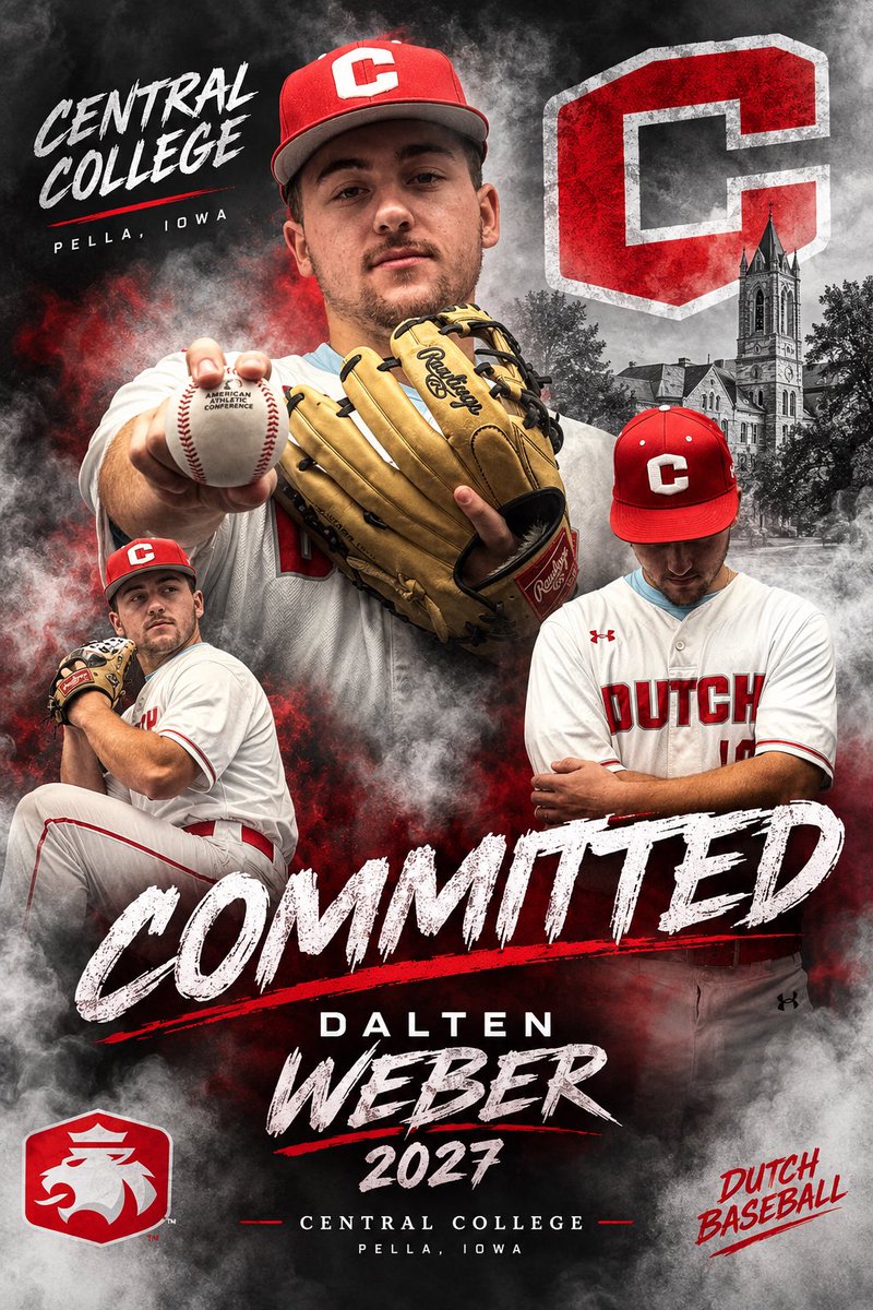 WeberDalten's tweet photo. First and foremost thank you to the good Lord for always guiding me. Thanks to my family, friends, teams &amp; coaches for the endless support. I’m grateful to be continuing my baseball journey at Central College-Iowa. Thank you @CareyAdam &amp; @IanB_5 for this opportunity. Go Dutch! https://t.co/yDgpWHWPd2