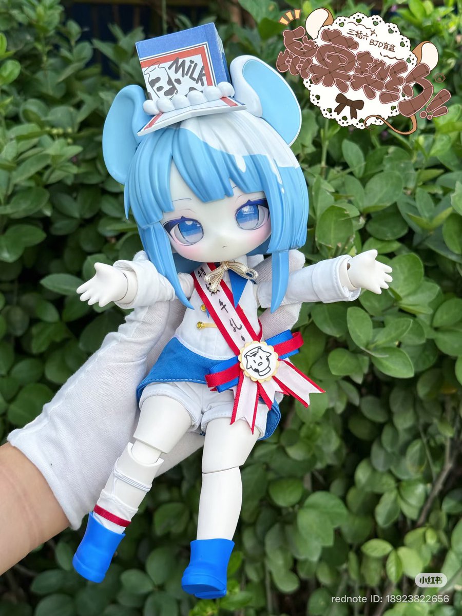 kanoko_dolls's tweet photo. 「鼠菓契约」
実物サンプル公開✨

< 牛奶 >

価格はALLINで928元で予定しています
※特典内訳
ノーマル4＋シクレ1
异色吊卡·蓝莓椰巧x1、素体x1、赠衣“甜甜魔法”x1
赠衣“晚安！”x1、全眠脸壳x4，开眼脸壳x2
妆面水贴x6、萝卜腿配件x6、白膜头发 x6

https://t.co/BdtuawXecw

#kanoko_info https://t.co/AgLGRzoTlL
