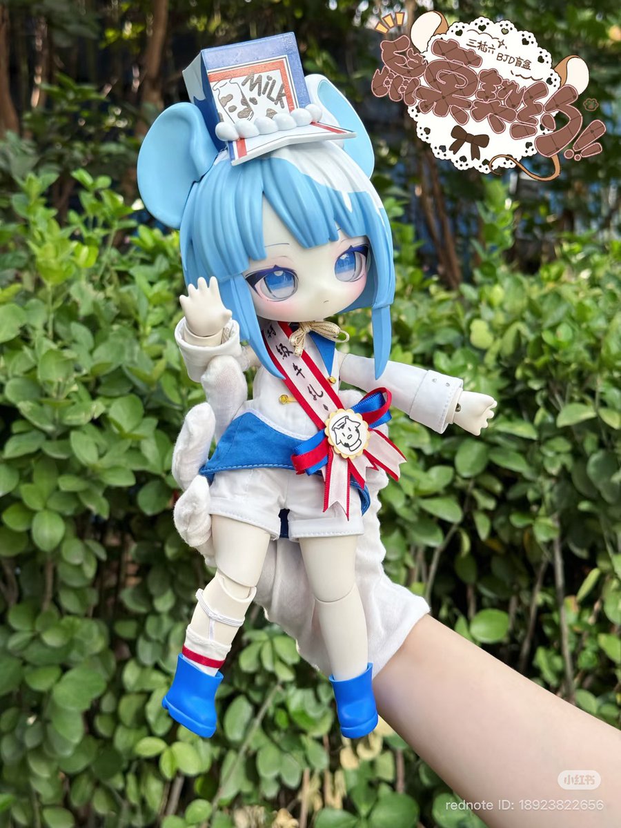 kanoko_dolls's tweet photo. 「鼠菓契约」
実物サンプル公開✨

< 牛奶 >

価格はALLINで928元で予定しています
※特典内訳
ノーマル4＋シクレ1
异色吊卡·蓝莓椰巧x1、素体x1、赠衣“甜甜魔法”x1
赠衣“晚安！”x1、全眠脸壳x4，开眼脸壳x2
妆面水贴x6、萝卜腿配件x6、白膜头发 x6

https://t.co/BdtuawXecw

#kanoko_info https://t.co/AgLGRzoTlL
